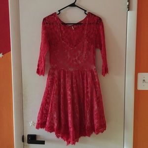 Darling Red Free People Dress